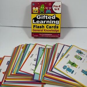 Gifted Learning Flash cards.  General knowledge pre-K to kindergarten.